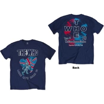 The Who - Long Live Rock '79 Unisex Large T-Shirt - Blue