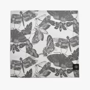 Set of 4 Kew Living Jewels Napkins White