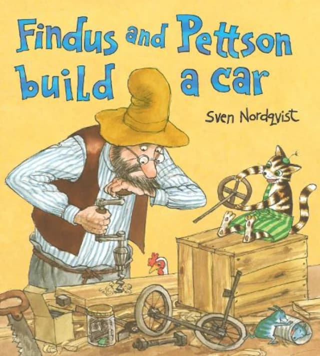 Findus and Pettson Build a Car Board book