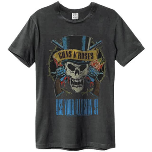 Amplified Amplified Men Use Your Illusion Tour T-Shirt in Charcoal Size: X-Small Charcoal XS Male 5063238051423