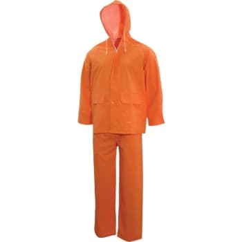 Rainsuit Orange 2-Pce - Large
