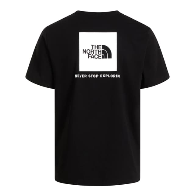 The North Face EVOLUTION BOX NSE REGULAR SHORT SLEEVE TNF mens T shirt in Black