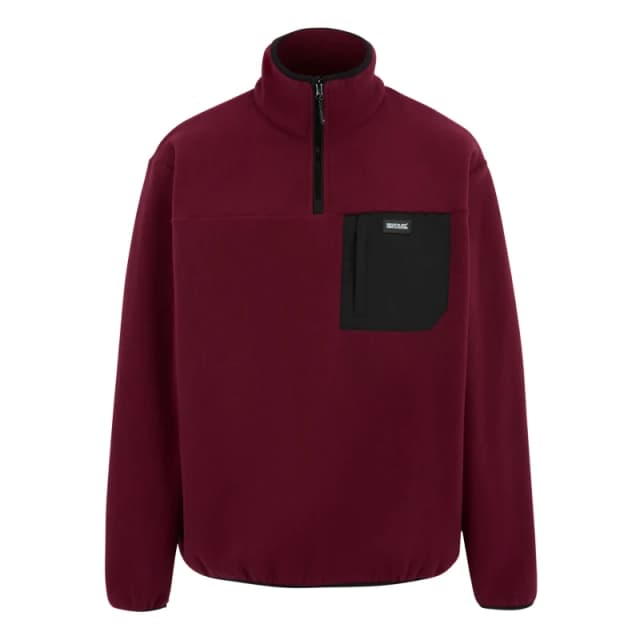 Regatta Regatta Men 'Frankie' Half Zip Fleece in Maroon Size: 4X-Large Maroon 4XL Male 5063516105398