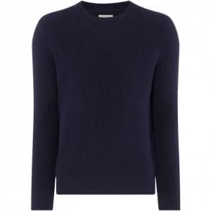 Criminal Roscoe Cotton Texture Knit - Navy