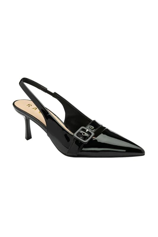 Ravel 'Dalry' Patent Court Shoes Black