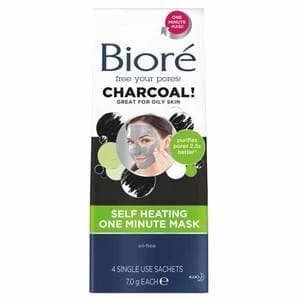 Biore Self Heating Mask 4x 7g