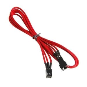 BitFenix Alchemy 3pin Fan extension 60cm - Red