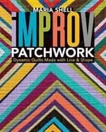improv patchwork dynamic quilts made with line and shape