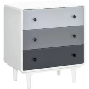 Homcom - Nordic Storage Cabinet Home Organizer w/ Drawer for Bedroom, Living Room