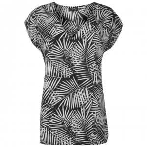 NVME Renee V Neck Ladies - Black/White