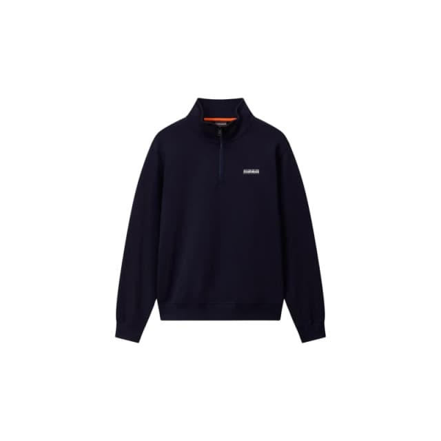 1/2 zip sweatshirt Napapijri B-Small Box Bleu Male 2XL