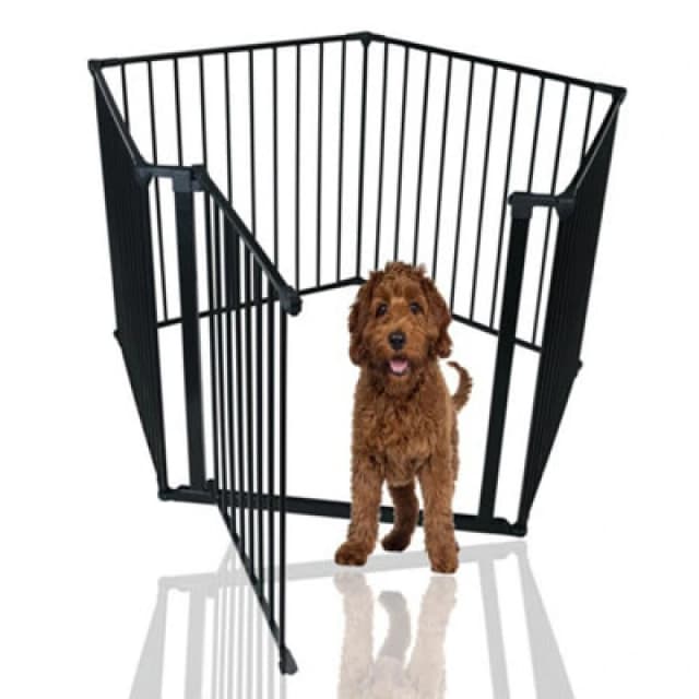 Bettacare Pet Pen With Mat, Pentagon, 5 X 72Cm, Black, 70Cm High
