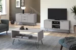 Augusta 2 Door Flat Screen TV Unit, Grey