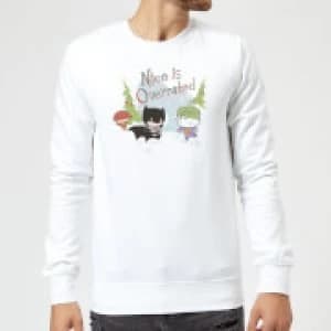 DC Nice Is Overrated Christmas Sweatshirt - White