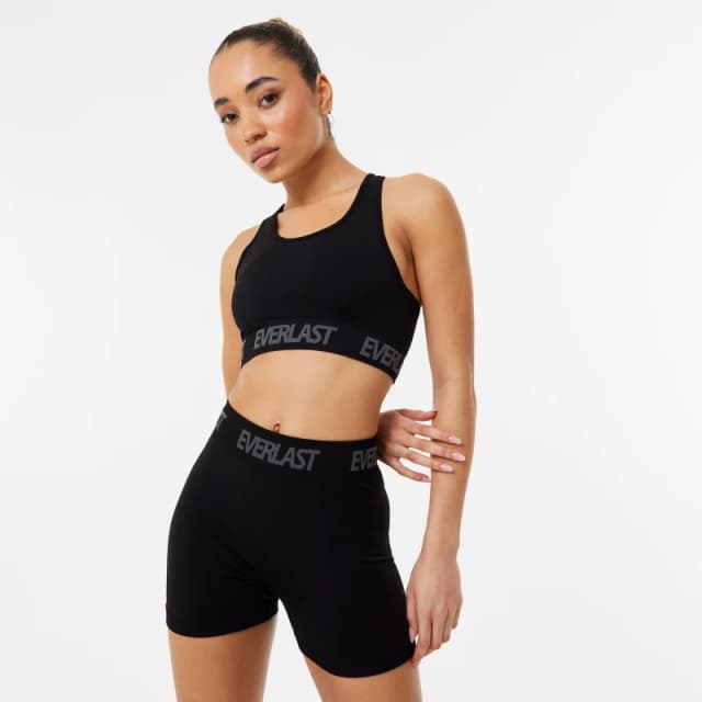 Everlast Seamless Logo 3" Shorts - Black 6