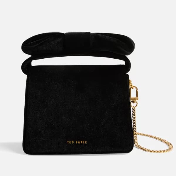 Ted Baker Nialina Velvet Bow Bag