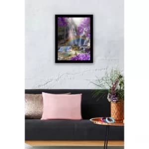 SC0143 Multicolor Decorative Framed MDF Painting