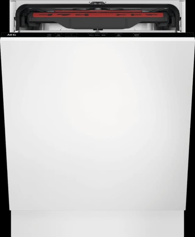 AEG AirDry FSB54907Z Integrated Full Size Dishwasher - Black Control Panel with Sliding Door Hinge Kit - C Rated