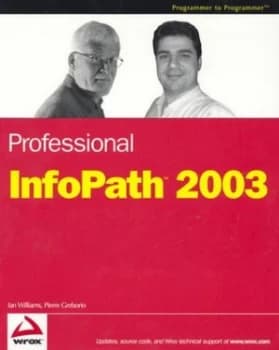 Professional Infopath 2003 by Ian Williams Paperback