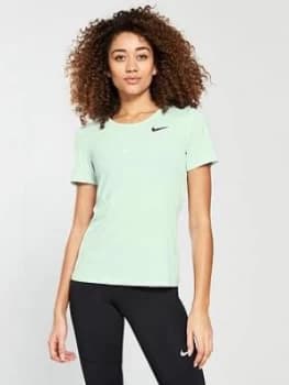 Nike Training Mesh Top Mint Mint Size L Women