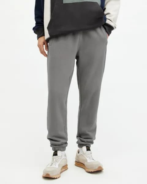 AllSaints Raven Cuffed Slim Fit Ramskull Sweatpants