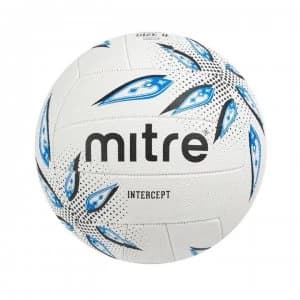 Mitre Intercept Netball - White