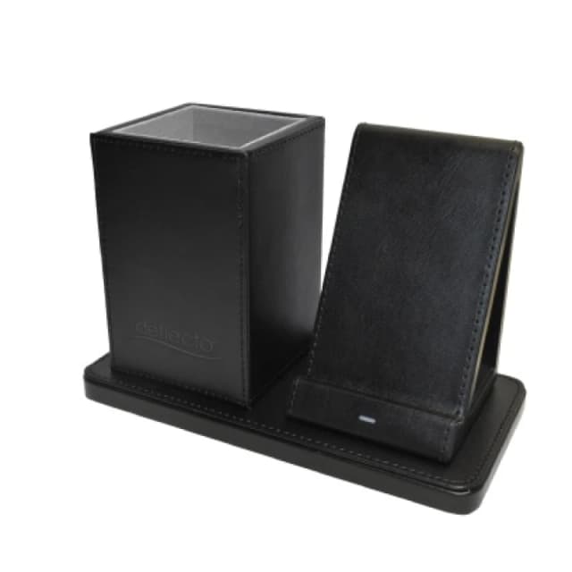 Deflecto Deflecto Wireless Charging Desk Organiser/Pen Holder Black - WC103DEBLK WC103DEBLK