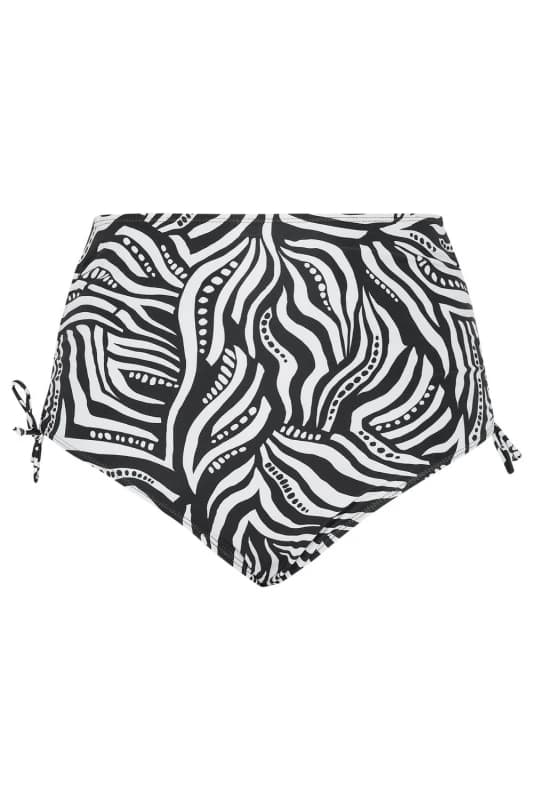 Yours Womens Abstract Super High Waist Bikini Briefs Size: 18 Multicolor Female 18