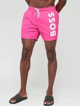 BOSS Octopus Swim Shorts - Pink, Size L, Men