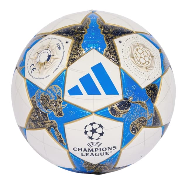 adidas UEFA Champions League Mini Football 2025 2026 White/Blue unisex Mini