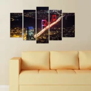 5M-32 Multicolor Decorative MDF Painting (5 Pieces)