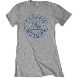 Motown Records - Classic Circle Womens Large T-Shirt - Grey