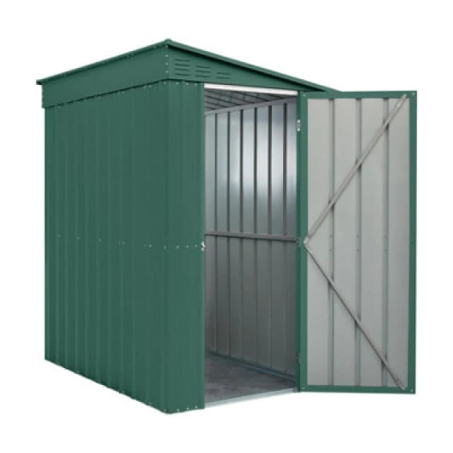 Mercia Globel 4 x 6 Lean-to Green Metal Shed, Green ESDXL20MET226