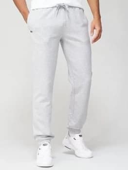 Lacoste Cuffed Tracksuit Bottom - Grey Marl