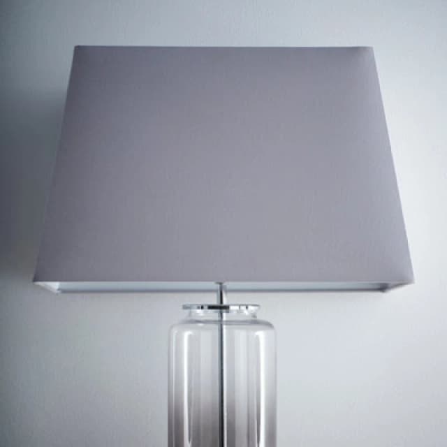 K Living Kliving 21" Modern Grey Rectangle Light Shade For Ceiling Pendant