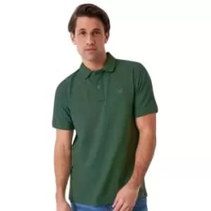 Crew Clothing Mens Classic Collared Pique Polo Shirt M - Chest 40-41.5'
