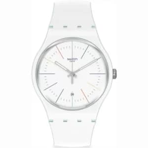 Unisex Swatch White Layered Watch