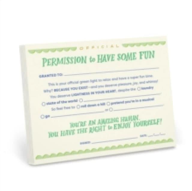 Em & Friends Permission to Have Some Fun Notepad Other printed item