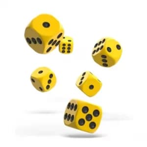 Oakie Doakie Dice D6 (Solid Yellow)
