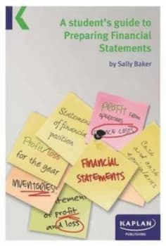 A Students Guide to Preparing Financial Statements by Sally Baker Paperback