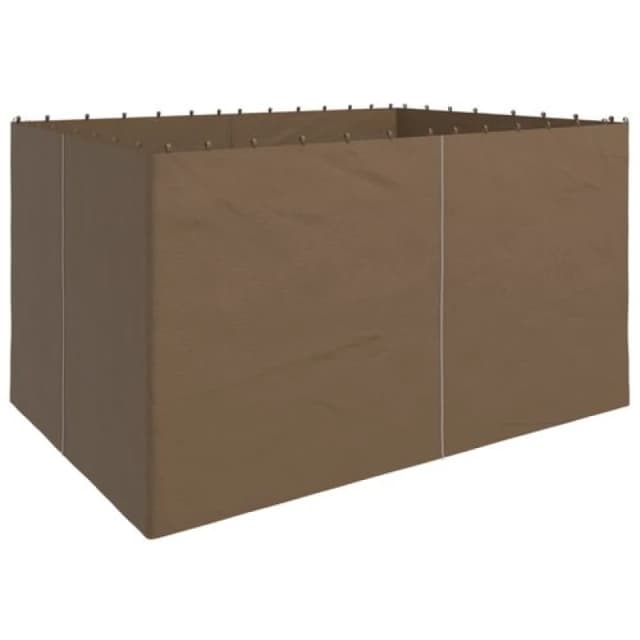 Outsunny 3 x 4(m) Universal Gazebo Replacement Sidewall Set, 4 Panels, Brown, Brown 84C-226V01DR