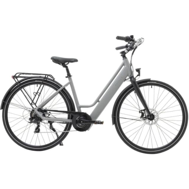 Peddle STEP Electric Low Step Hybrid Bike - Grey Grey One Size