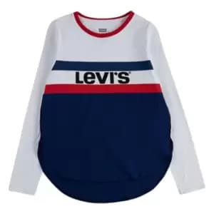 Levis Infant Long Sleeve T-Shirt - White