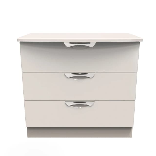 Ready Assembled 2 U Holborn 3 Drawer Chest (Ready Assembled) in Taupe Size: Medium Taupe Unisex Medium