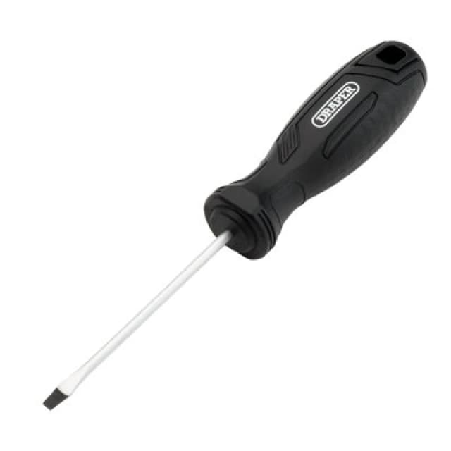 Draper 13529 Slotted Hard Grip Screwdriver, 3.0 x 75mm 13529