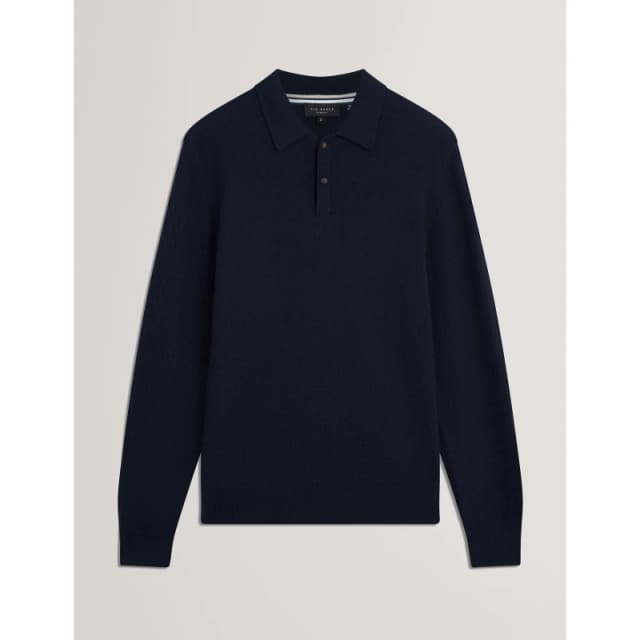 Ted Baker Mens Short-Sleeve Polo Shirt Navy male S (2)