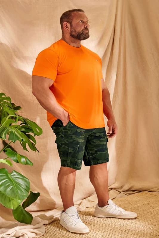 BadRhino Camo Cargo Shorts Green