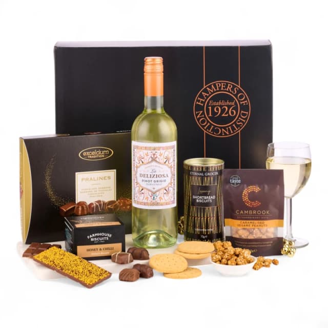 Spicers of Hythe The Celebration (White Wine) Gift Hamper Food and Drink Gifts One Size Multi 39419199000