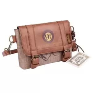 Harry Potter 9 & 3 Quarters Satchel (One Size) (Tan)