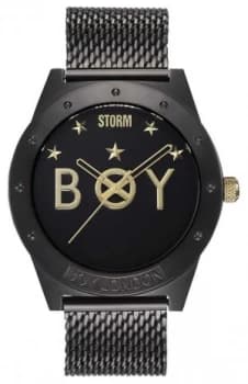 STORM Boy Star Slate Limited Edition Slate Mesh Bracelet Watch
